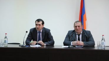 Շիրակի մարզպետն աշխատակազմին է ներկայացրել նորանշանակ տեղակալ Դավիթ Սեխլեյանին