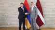 Ալեն Սիմոնյանը հանդիպել է Լատվիայի նախագահ Էդգարս Ռինկևիչսի հետ