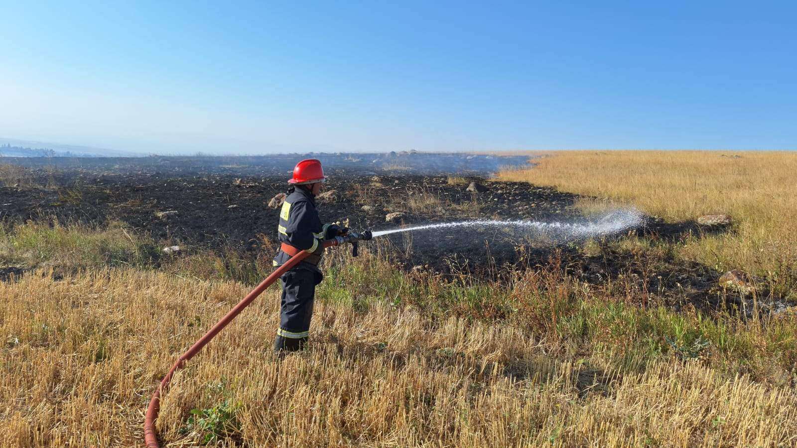 Շիրակի մարզի Մեծ Մանթաշ գյուղի մոտակայքում այրվել է մոտ 30 հա բուսածածկույթ