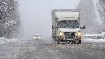 Ճամբարակ քաղաքում տեղում է ձյուն