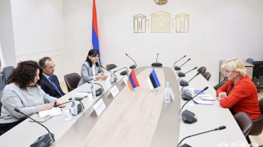 Արսեն Թորոսյանը հանդիպել է Հայաստանում Էստոնիայի արտակարգ և լիազոր դեսպանի հետ