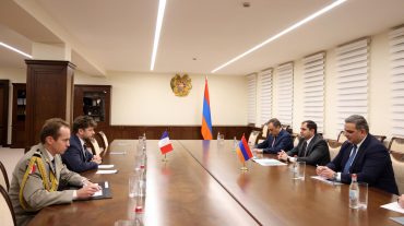 Քննարկվել են պաշտպանության բնագավառում Հայաստան-Ֆրանսիա համագործակցության օրակարգային հարցերն ու առաջիկա անելիքները