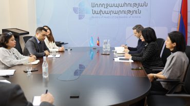 Լենա Նանուշյանն ընդունել է ՀՀ-ում ԱՀԿ ներկայացուցիչ Սիդհարթա Դատտայի գլխավորած պատվիրակությանը